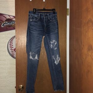 american eagle ripped jeans